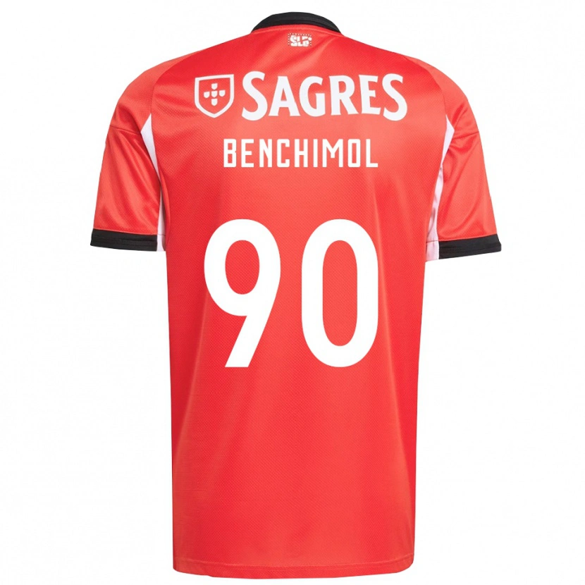 Danxen Barn Benchimol #90 Rød Hvit Hjemmetrøye Drakt Trøye 2025/26 Skjorter T-Skjorte