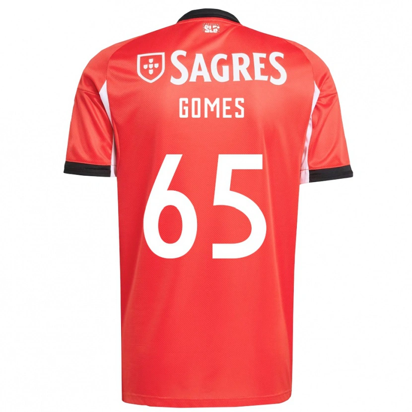 Danxen Barn André Gomes #65 Rød Hvit Hjemmetrøye Drakt Trøye 2025/26 Skjorter T-Skjorte