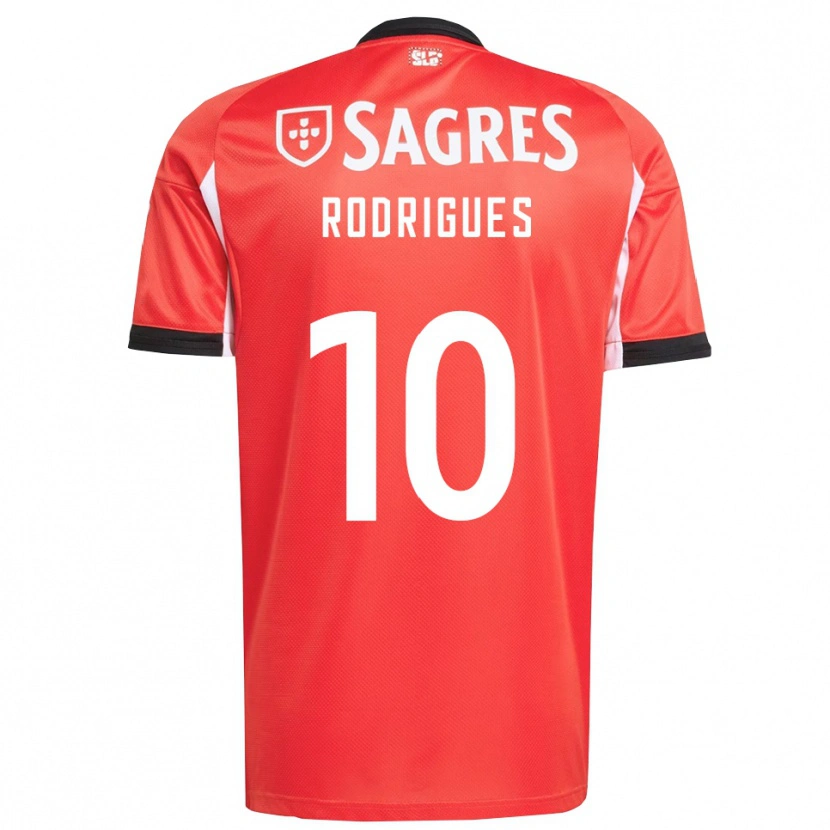 Danxen Barn Tiago Rodrigues #10 Rød Hvit Hjemmetrøye Drakt Trøye 2025/26 Skjorter T-Skjorte