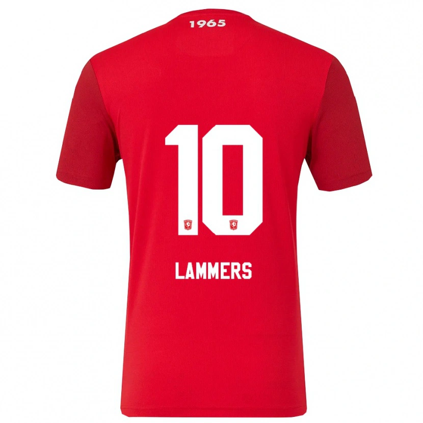 Danxen Barn Sam Lammers #10 Rød Hvit Hjemmetrøye Drakt Trøye 2025/26 Skjorter T-Skjorte