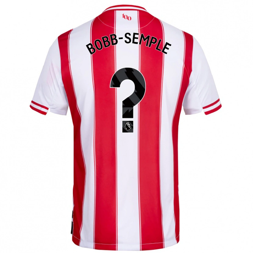 Danxen Barn Domeiro Bobb-Semple #0 Rød Hvit Hjemmetrøye Drakt Trøye 2025/26 Skjorter T-Skjorte