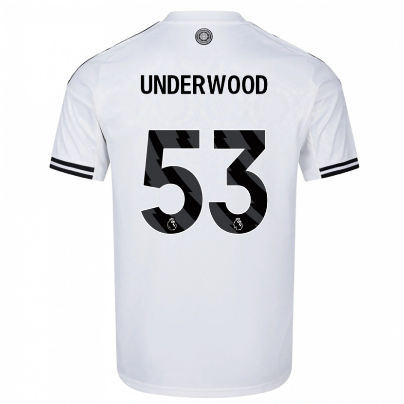 Danxen Barn Marco Underwood #53 Hvit Svart Hjemmetrøye Drakt Trøye 2025/26 Skjorter T-Skjorte