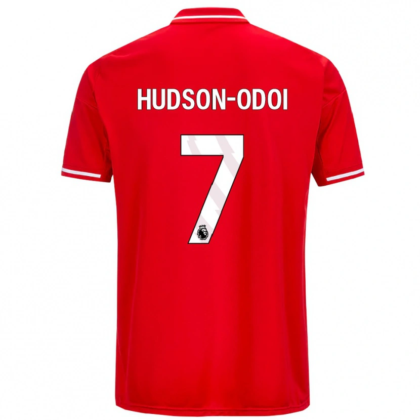 Danxen Barn Callum Hudson-Odoi #7 Rød Hvit Hjemmetrøye Drakt Trøye 2025/26 Skjorter T-Skjorte