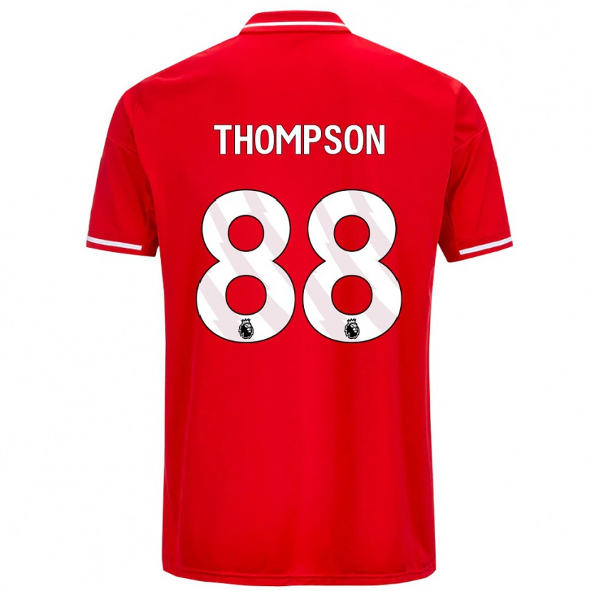 Danxen Barn Will Thompson #88 Rød Hvit Hjemmetrøye Drakt Trøye 2025/26 Skjorter T-Skjorte