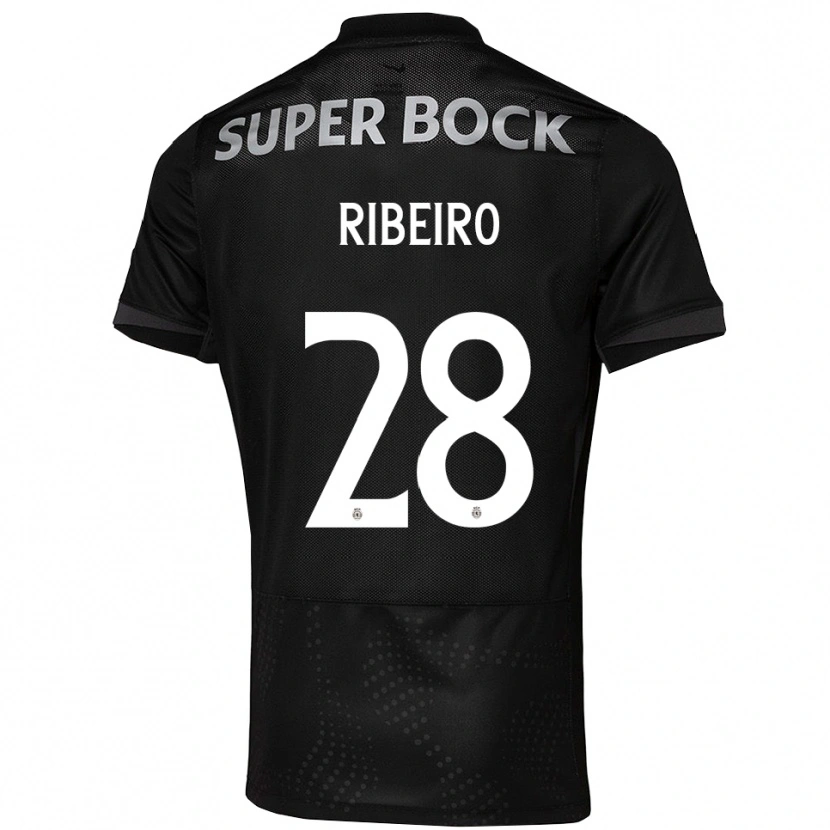 Danxen Barn Rodrigo Ribeiro #28 Svart Hvit Bortetrøye Drakt Trøye 2025/26 Skjorter T-Skjorte