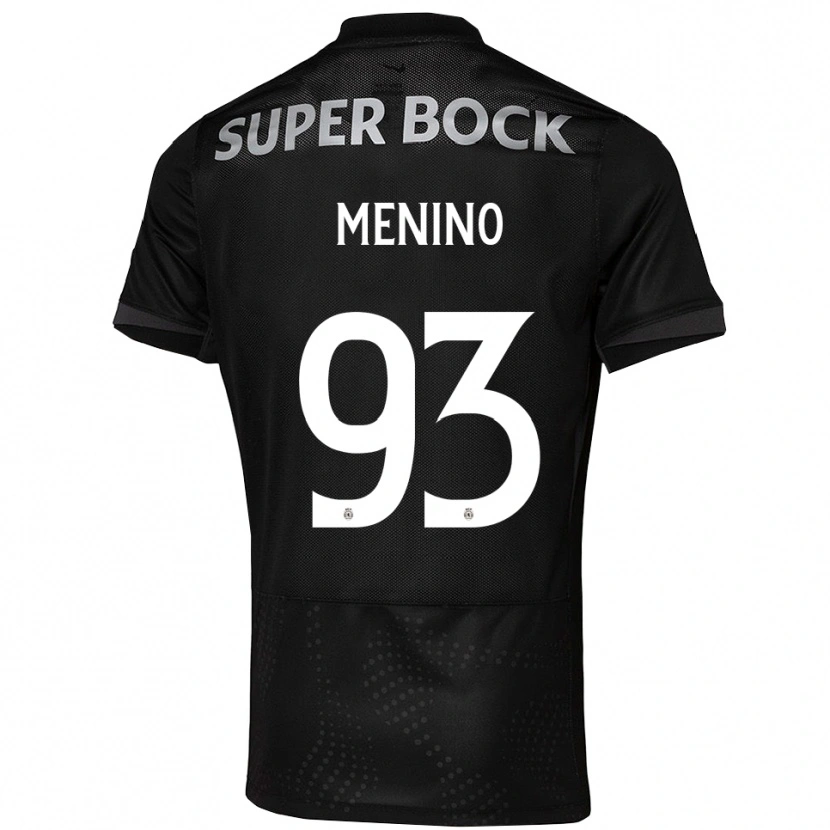 Danxen Barn Miguel Menino #93 Svart Hvit Bortetrøye Drakt Trøye 2025/26 Skjorter T-Skjorte