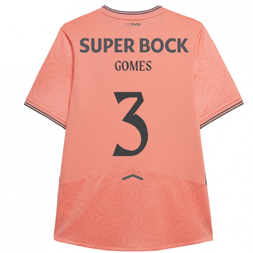 Danxen Barn Salvador Gomes #3 Rosa Marineblå Bortetrøye Drakt Trøye 2025/26 Skjorter T-Skjorte