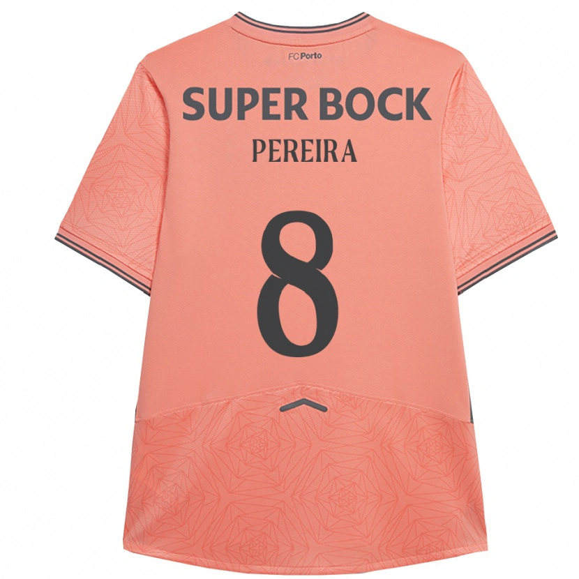 Danxen Barn Catarina Pereira #8 Rosa Marineblå Bortetrøye Drakt Trøye 2025/26 Skjorter T-Skjorte
