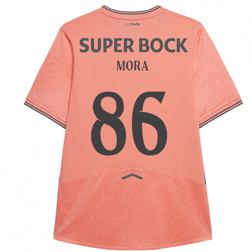 Danxen Barn Rodrigo Mora #86 Rosa Marineblå Bortetrøye Drakt Trøye 2025/26 Skjorter T-Skjorte