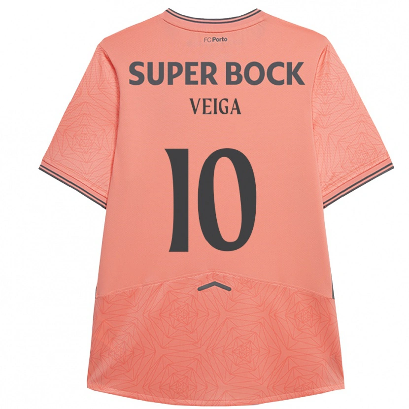 Danxen Barn Gabri Veiga #10 Rosa Marineblå Bortetrøye Drakt Trøye 2025/26 Skjorter T-Skjorte
