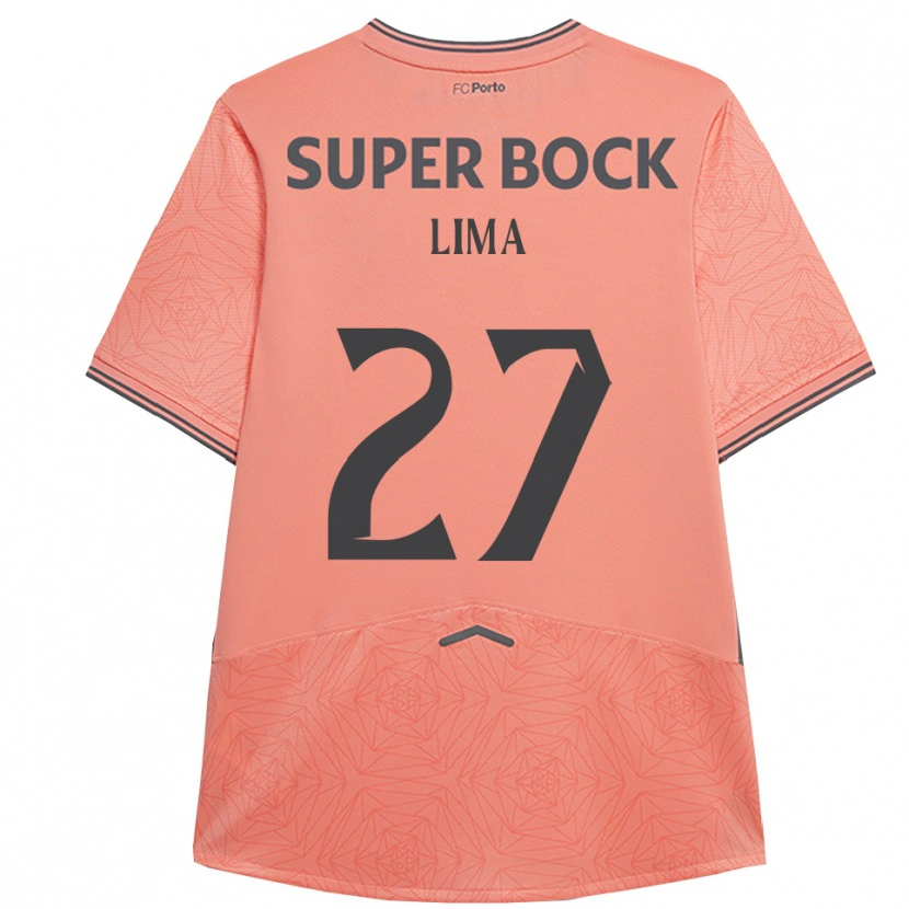 Danxen Barn Cláudia Lima #27 Rosa Marineblå Bortetrøye Drakt Trøye 2025/26 Skjorter T-Skjorte