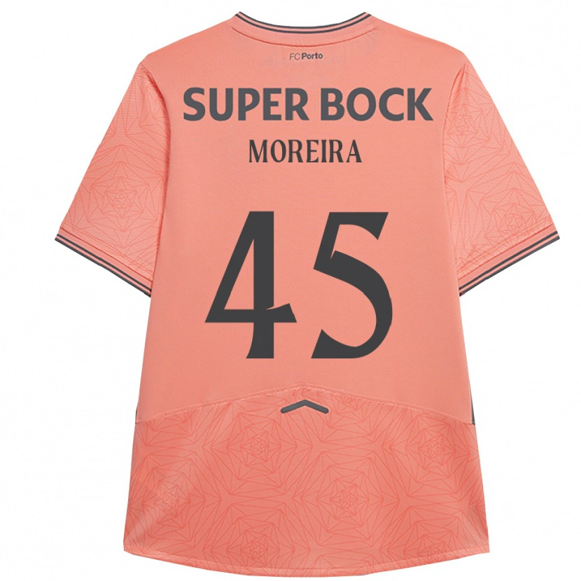 Danxen Barn João Moreira #45 Rosa Marineblå Bortetrøye Drakt Trøye 2025/26 Skjorter T-Skjorte