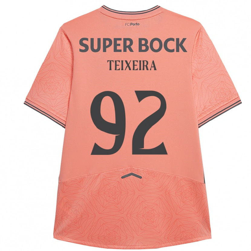 Danxen Barn João Teixeira #92 Rosa Marineblå Bortetrøye Drakt Trøye 2025/26 Skjorter T-Skjorte