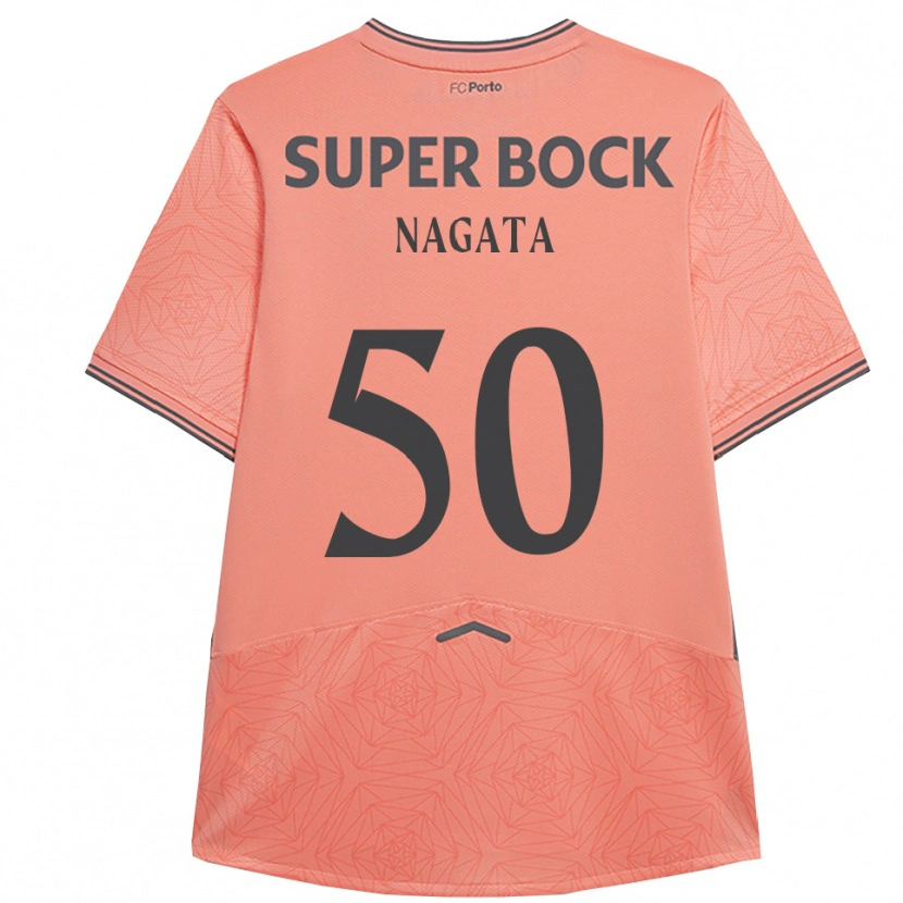Danxen Barn Kotaro Nagata #50 Rosa Marineblå Bortetrøye Drakt Trøye 2025/26 Skjorter T-Skjorte