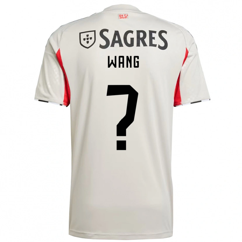 Danxen Barn Francisco Wang #0 Off White Rød Bortetrøye Drakt Trøye 2025/26 Skjorter T-Skjorte