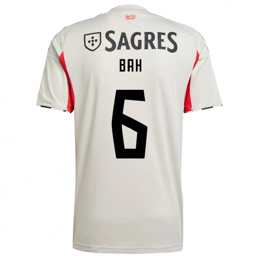 Danxen Barn Alexander Bah #6 Off White Rød Bortetrøye Drakt Trøye 2025/26 Skjorter T-Skjorte