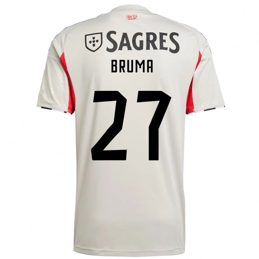 Danxen Barn Bruma #27 Off White Rød Bortetrøye Drakt Trøye 2025/26 Skjorter T-Skjorte