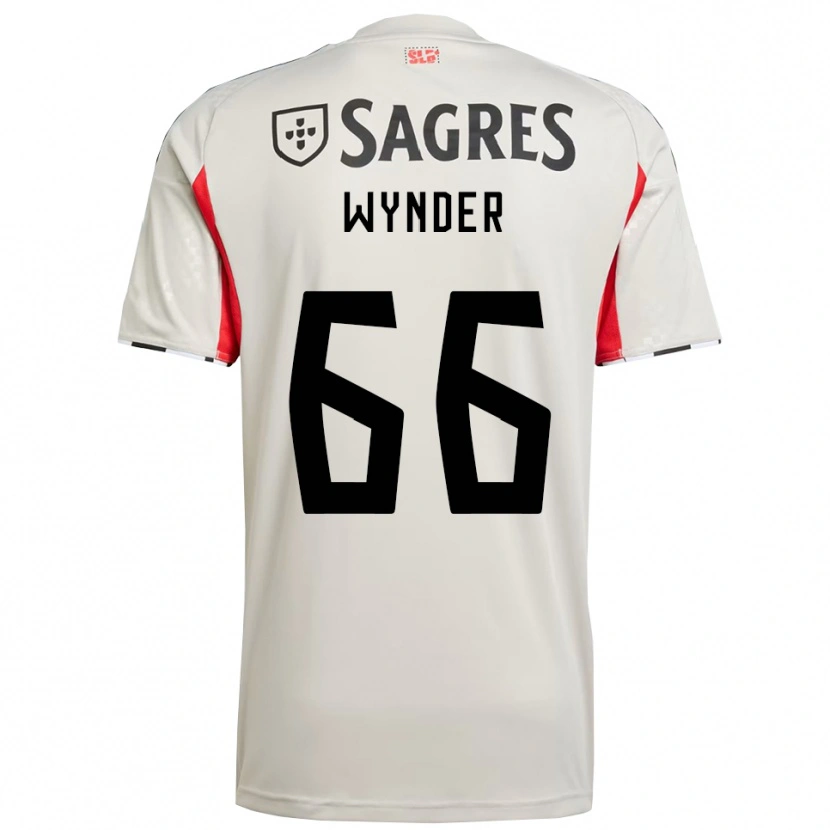 Danxen Barn Joshua Wynder #66 Off White Rød Bortetrøye Drakt Trøye 2025/26 Skjorter T-Skjorte