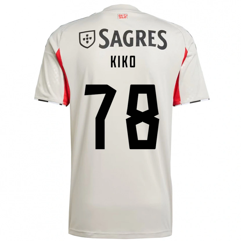 Danxen Barn Kiko #78 Off White Rød Bortetrøye Drakt Trøye 2025/26 Skjorter T-Skjorte