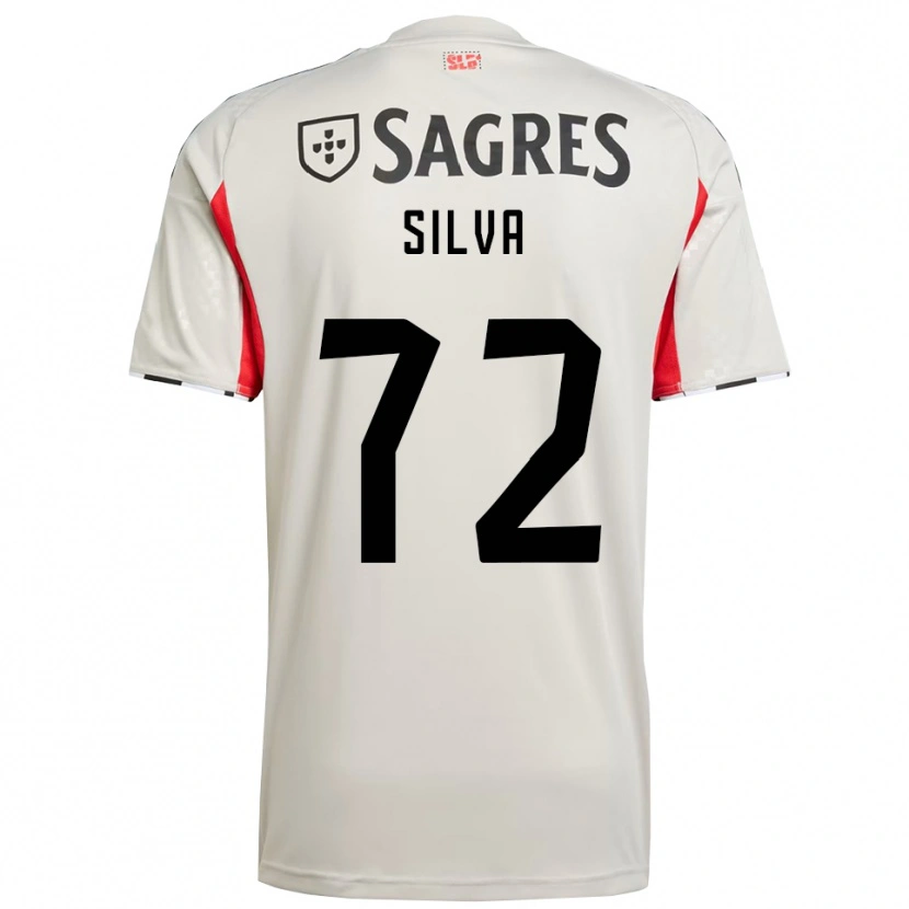 Danxen Barn Matilde Silva #72 Off White Rød Bortetrøye Drakt Trøye 2025/26 Skjorter T-Skjorte