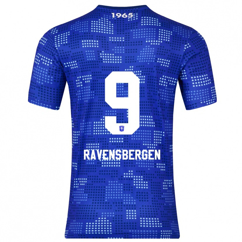 Danxen Barn Jaimy Ravensbergen #9 Blå Himmelsblå Bortetrøye Drakt Trøye 2025/26 Skjorter T-Skjorte