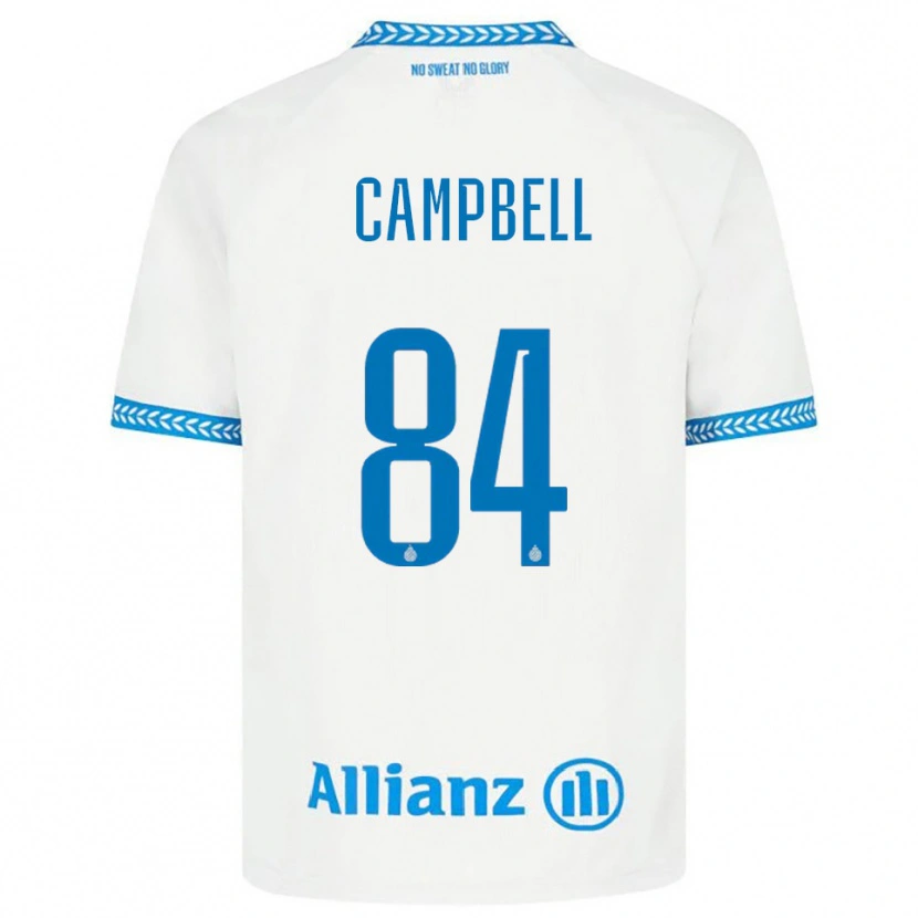 Danxen Barn Shandre Campbell #84 Blå Hvit Bortetrøye Drakt Trøye 2025/26 Skjorter T-Skjorte