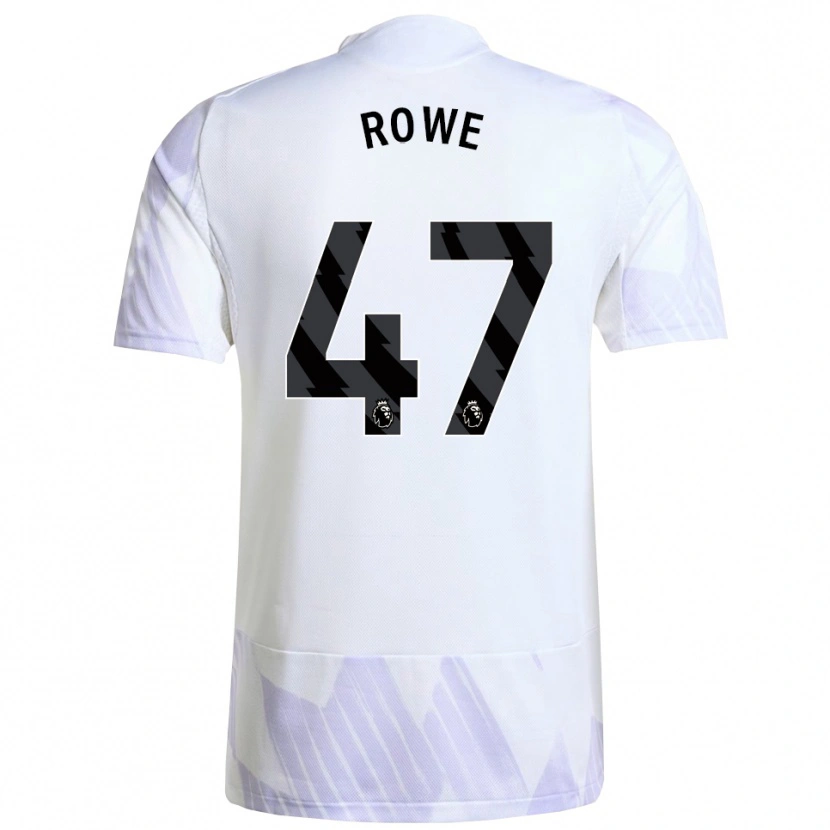 Danxen Barn Tommy Rowe #47 Hvit Lilla Lilla Bortetrøye Drakt Trøye 2025/26 Skjorter T-Skjorte
