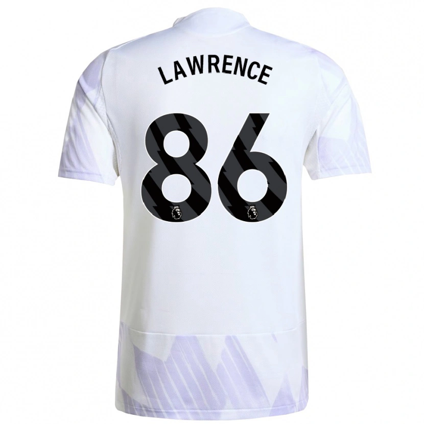 Danxen Barn Marcus Lawrence #86 Hvit Lilla Lilla Bortetrøye Drakt Trøye 2025/26 Skjorter T-Skjorte
