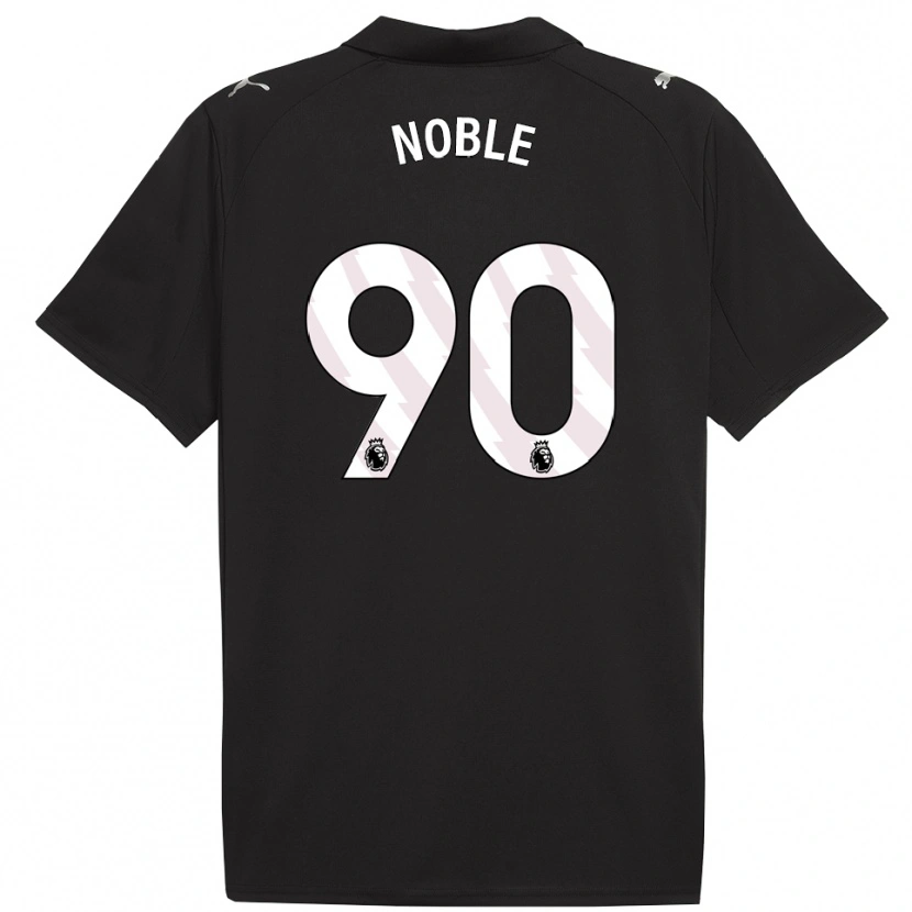 Danxen Barn Kian Noble #90 Svart Hvit Bortetrøye Drakt Trøye 2025/26 Skjorter T-Skjorte