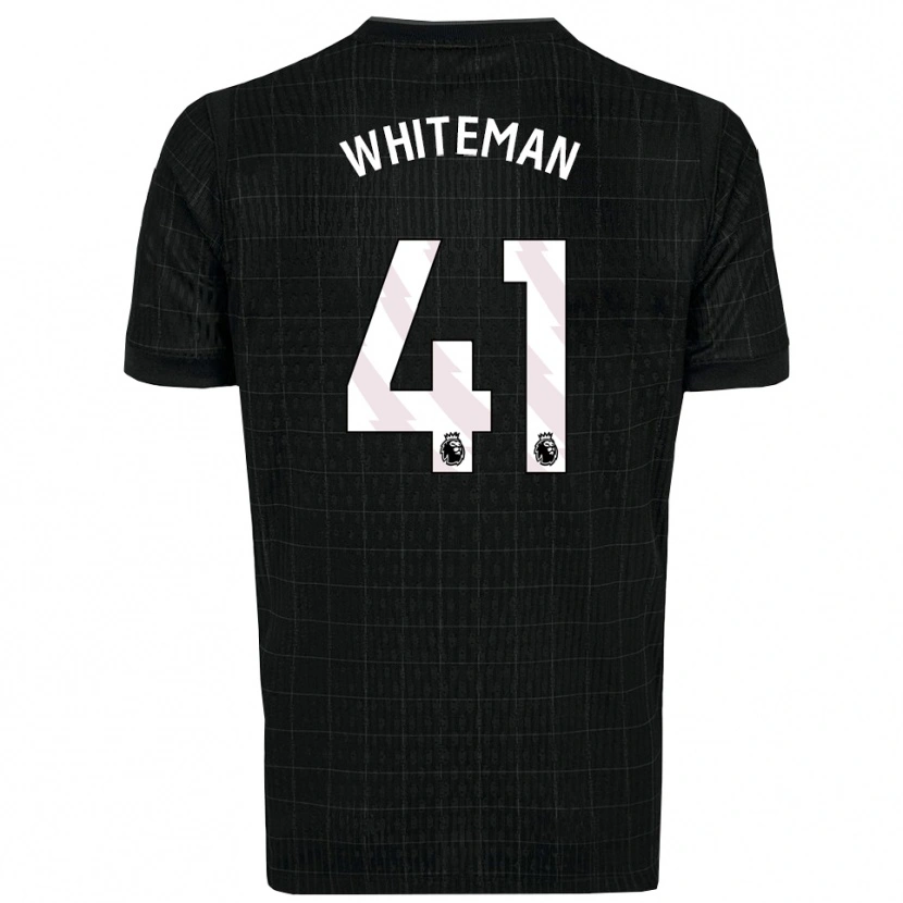 Danxen Barn Alfie Whiteman #41 Svart Grå Bortetrøye Drakt Trøye 2025/26 Skjorter T-Skjorte
