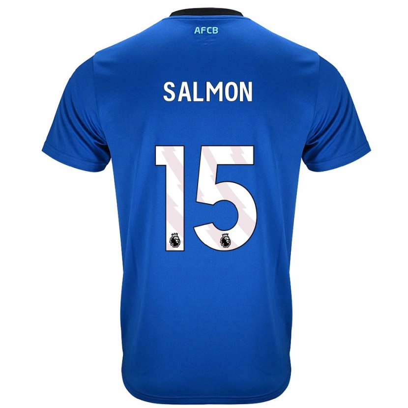 Danxen Barn Josh Salmon #15 Blå Svart Bortetrøye Drakt Trøye 2025/26 Skjorter T-Skjorte