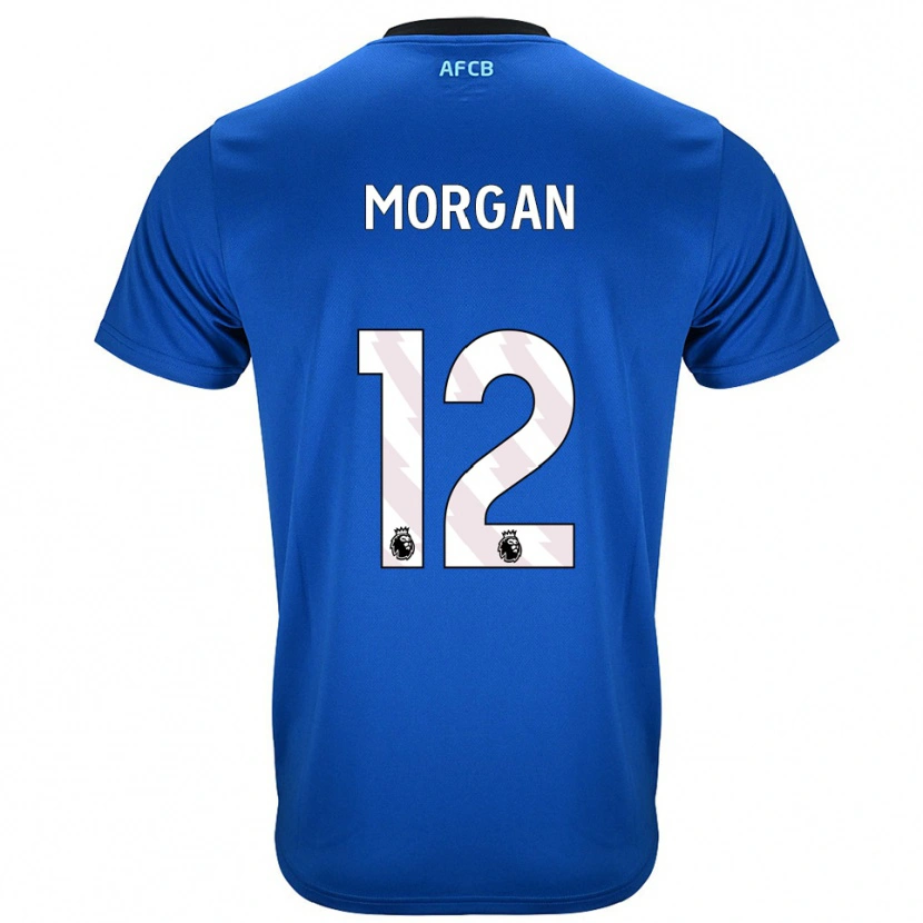 Danxen Barn Ollie Morgan #12 Blå Svart Bortetrøye Drakt Trøye 2025/26 Skjorter T-Skjorte