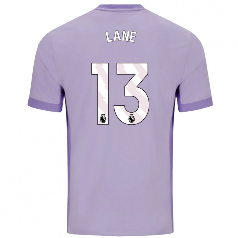Danxen Barn Darius Lane #13 Taro Lilla Hvit Bortetrøye Drakt Trøye 2025/26 Skjorter T-Skjorte