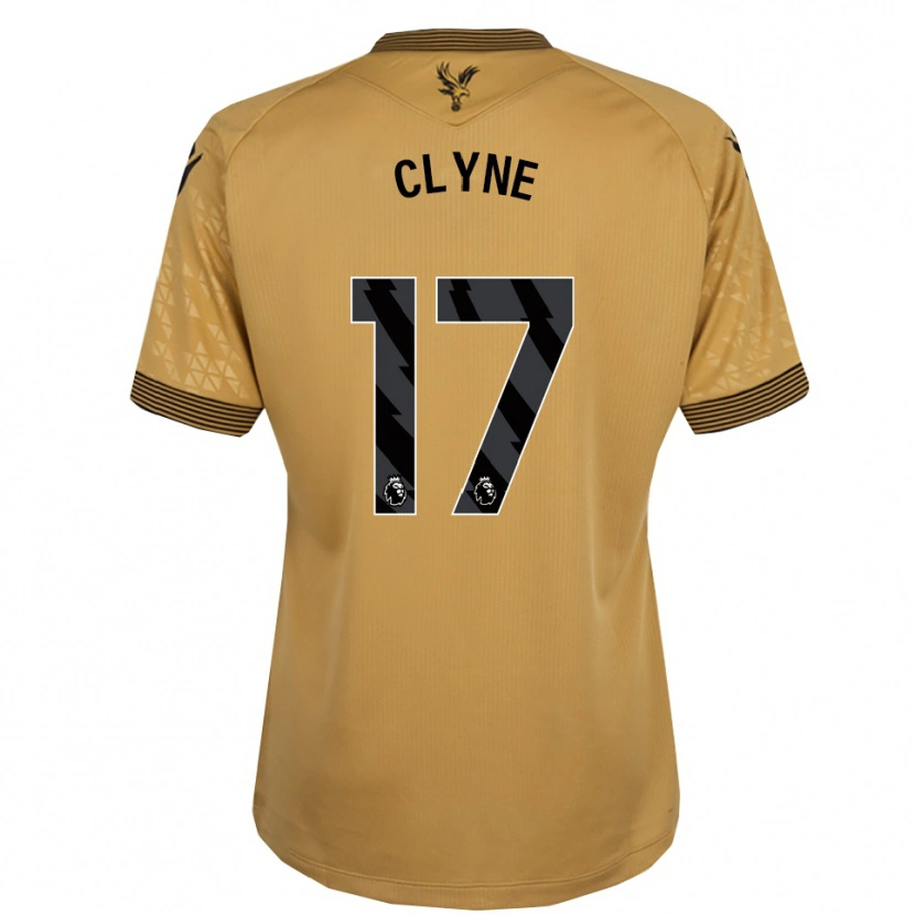 Danxen Barn Nathaniel Clyne #17 Gull Svart Bortetrøye Drakt Trøye 2025/26 Skjorter T-Skjorte