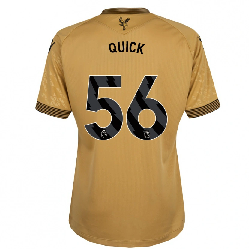 Danxen Barn Daniel Quick #56 Gull Svart Bortetrøye Drakt Trøye 2025/26 Skjorter T-Skjorte