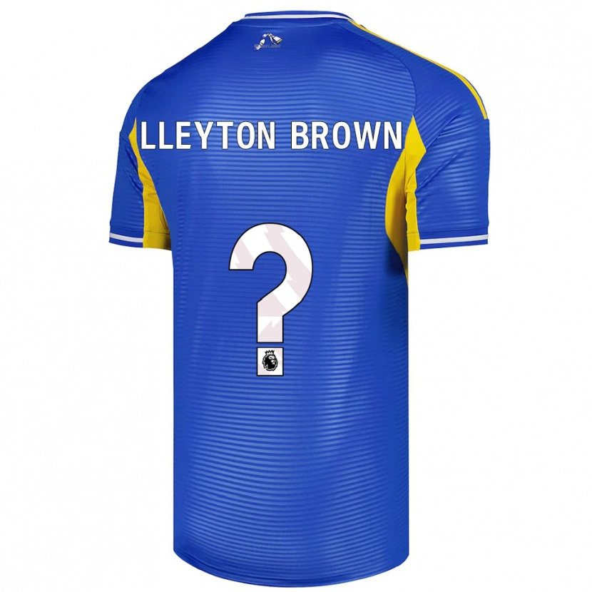 Danxen Barn Lleyton Brown #0 Blå Gul Bortetrøye Drakt Trøye 2025/26 Skjorter T-Skjorte