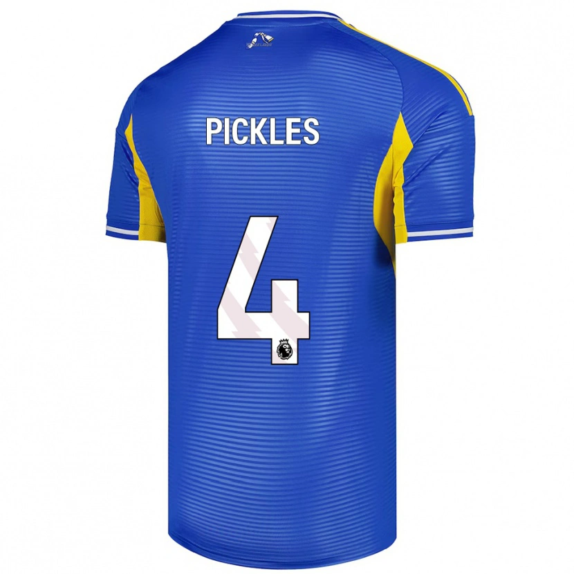 Danxen Barn Ollie Pickles #4 Blå Gul Bortetrøye Drakt Trøye 2025/26 Skjorter T-Skjorte