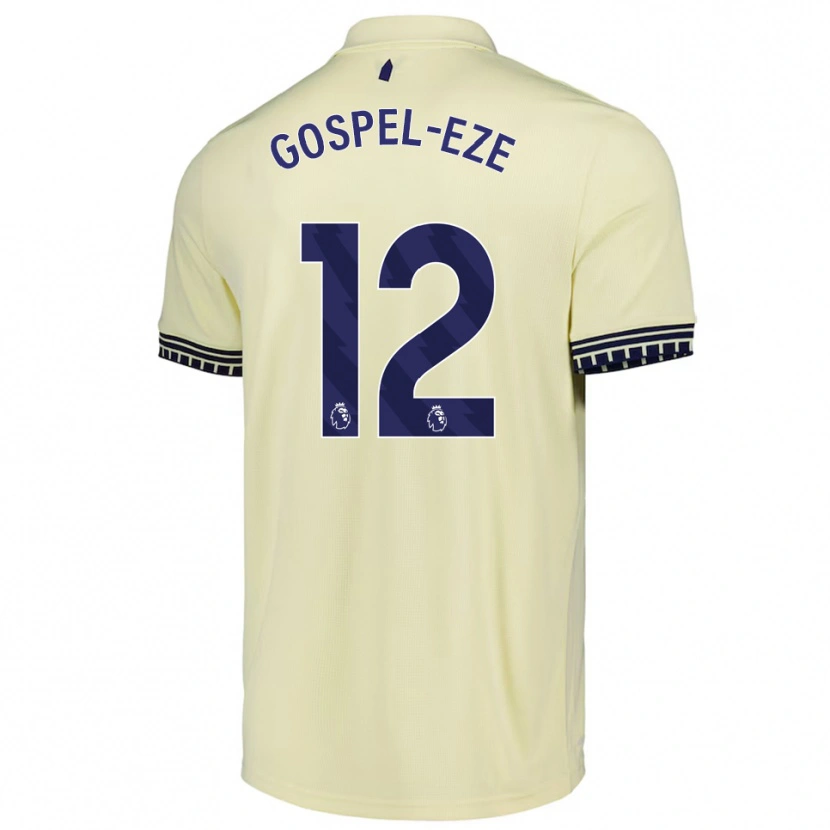 Danxen Barn Goodness Gospel-Eze #12 Off White Svart Bortetrøye Drakt Trøye 2025/26 Skjorter T-Skjorte