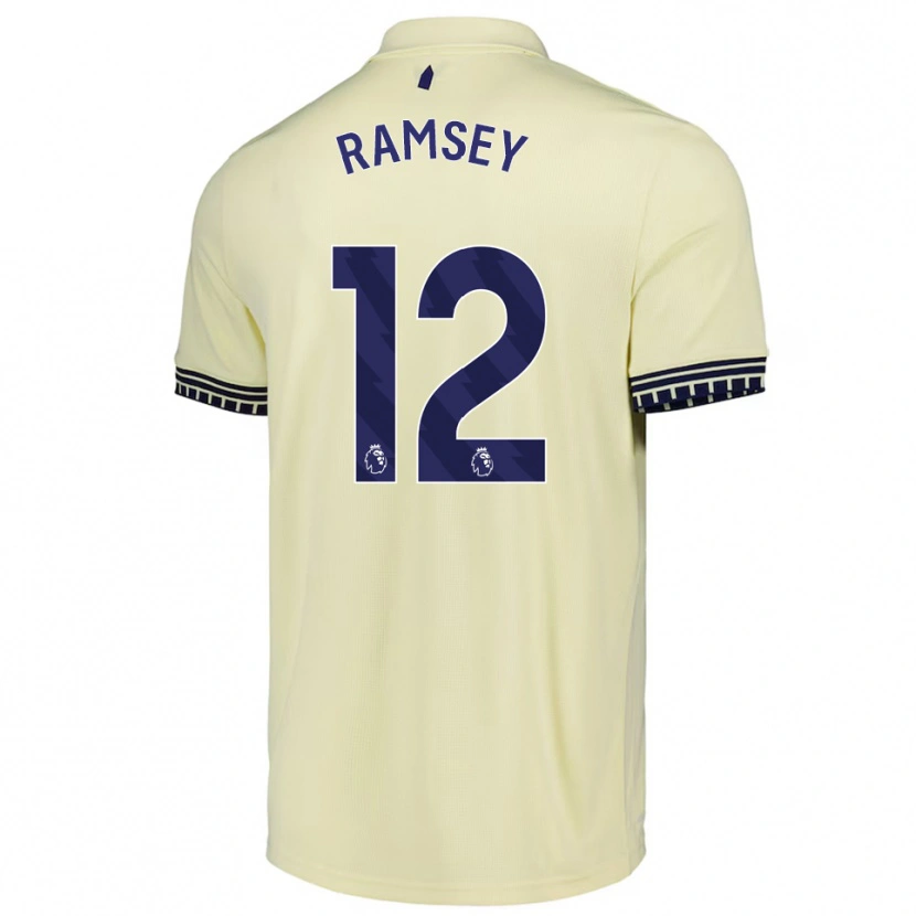 Danxen Barn Emily Ramsey #12 Off White Svart Bortetrøye Drakt Trøye 2025/26 Skjorter T-Skjorte