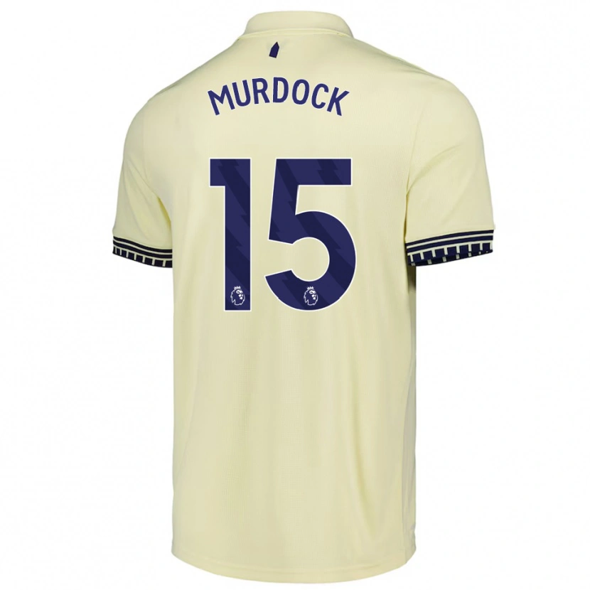 Danxen Barn Freddie Murdock #15 Off White Svart Bortetrøye Drakt Trøye 2025/26 Skjorter T-Skjorte