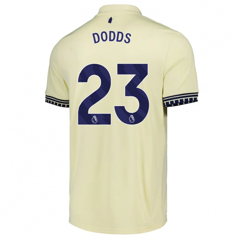 Danxen Barn John Dodds #23 Off White Svart Bortetrøye Drakt Trøye 2025/26 Skjorter T-Skjorte