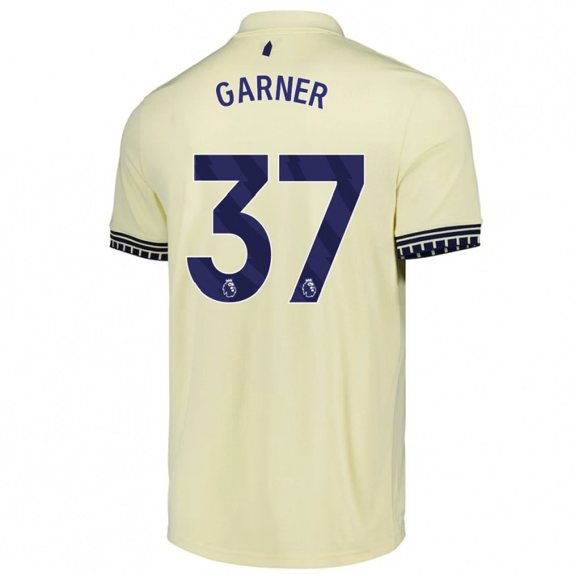 Danxen Barn James Garner #37 Off White Svart Bortetrøye Drakt Trøye 2025/26 Skjorter T-Skjorte