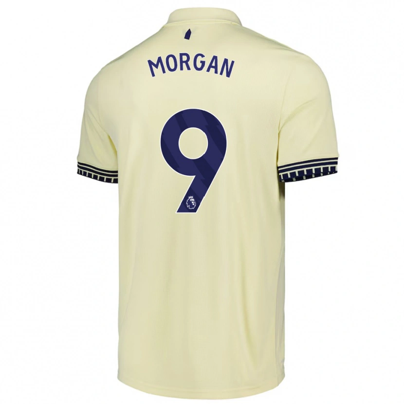 Danxen Barn George Morgan #9 Off White Svart Bortetrøye Drakt Trøye 2025/26 Skjorter T-Skjorte