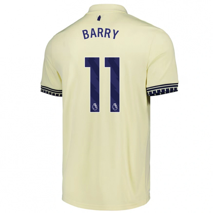 Danxen Barn Thierno Barry #11 Off White Svart Bortetrøye Drakt Trøye 2025/26 Skjorter T-Skjorte