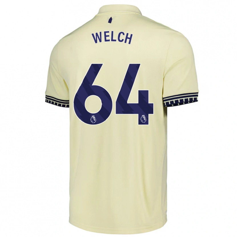 Danxen Barn Reece Welch #64 Off White Svart Bortetrøye Drakt Trøye 2025/26 Skjorter T-Skjorte