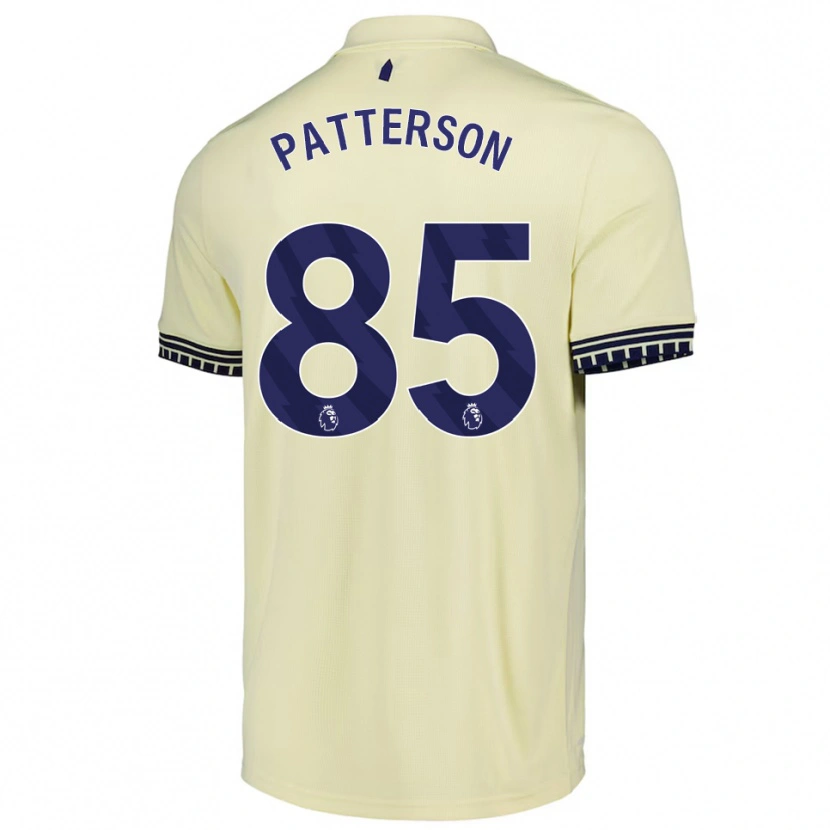 Danxen Barn Jack Patterson #85 Off White Svart Bortetrøye Drakt Trøye 2025/26 Skjorter T-Skjorte