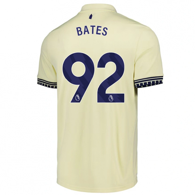 Danxen Barn Callum Bates #92 Off White Svart Bortetrøye Drakt Trøye 2025/26 Skjorter T-Skjorte