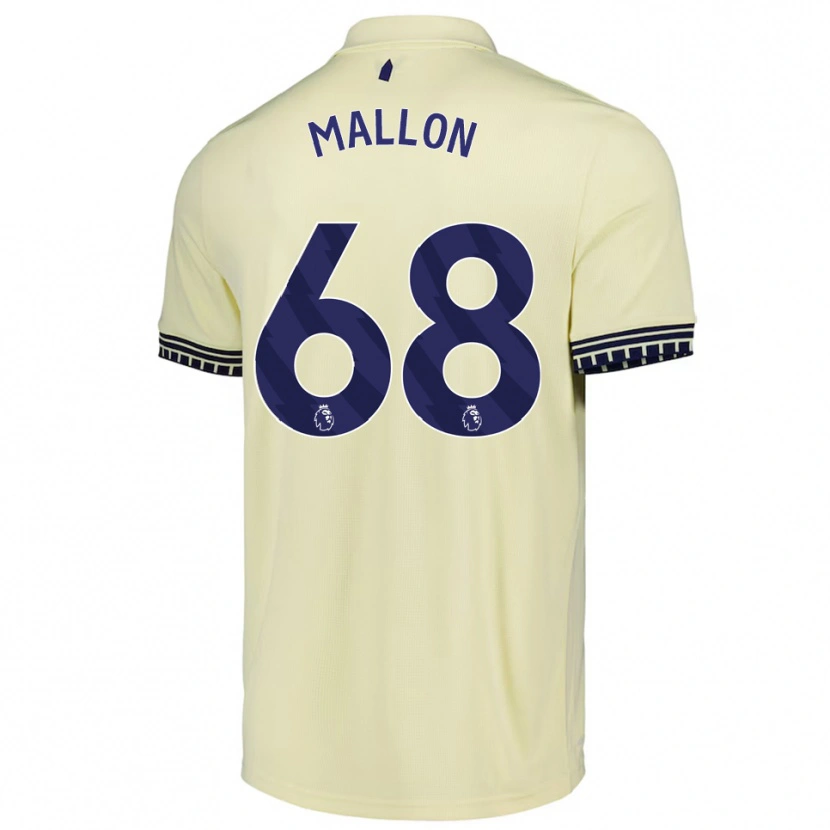 Danxen Barn Mathew Mallon #68 Off White Svart Bortetrøye Drakt Trøye 2025/26 Skjorter T-Skjorte