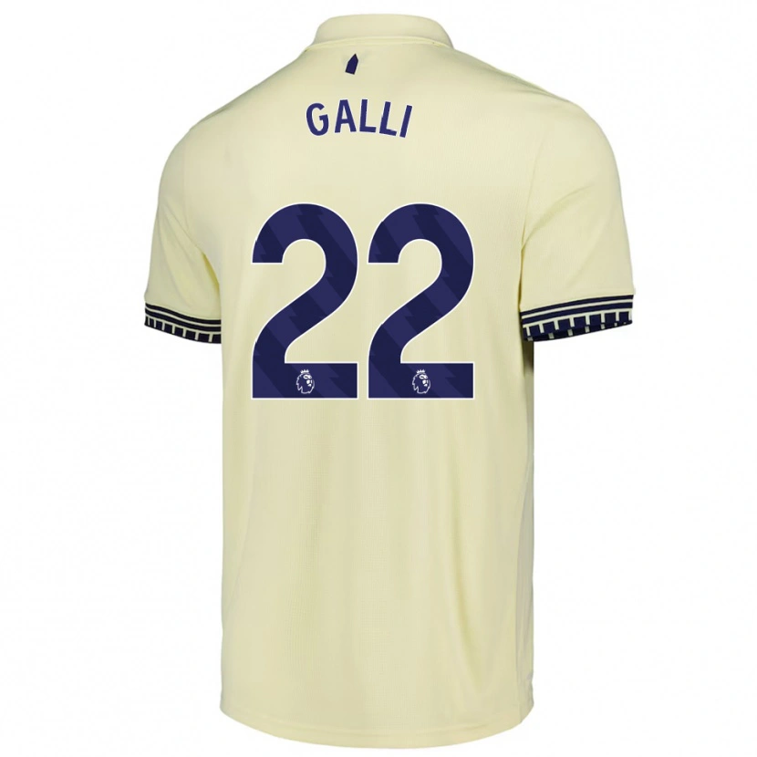 Danxen Barn Aurora Galli #22 Off White Svart Bortetrøye Drakt Trøye 2025/26 Skjorter T-Skjorte