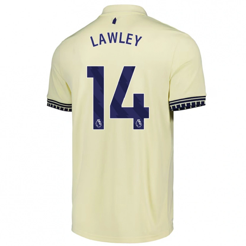 Danxen Barn Melissa Lawley #14 Off White Svart Bortetrøye Drakt Trøye 2025/26 Skjorter T-Skjorte